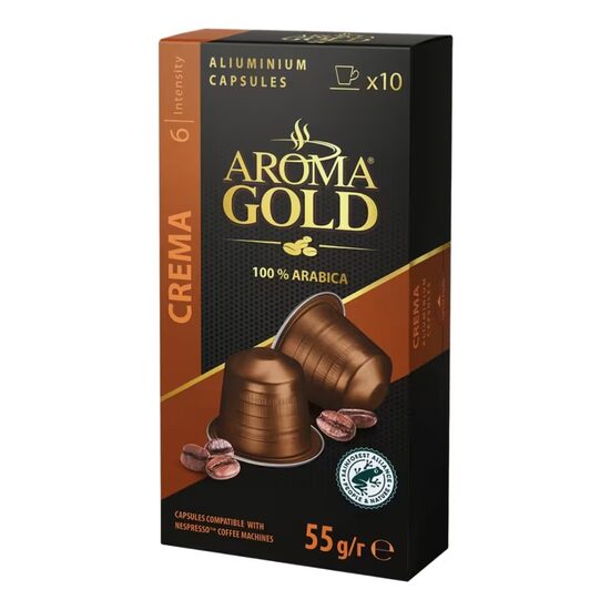 Kafijas kapsulas AROMA GOLD Crema, 10gab, 55g